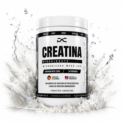 Creatina Micronizada DAC PRO 200g - Más fuerza y volumen