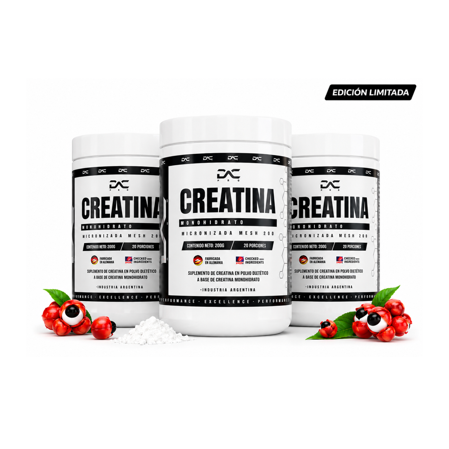 Creatina Micronizada DAC PRO 200g - Más fuerza y volumen