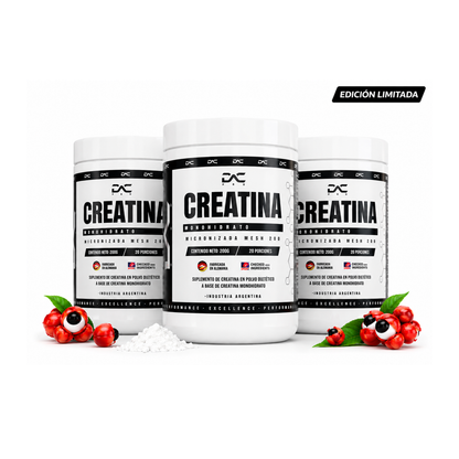 Creatina Micronizada DAC PRO 200g - Más fuerza y volumen