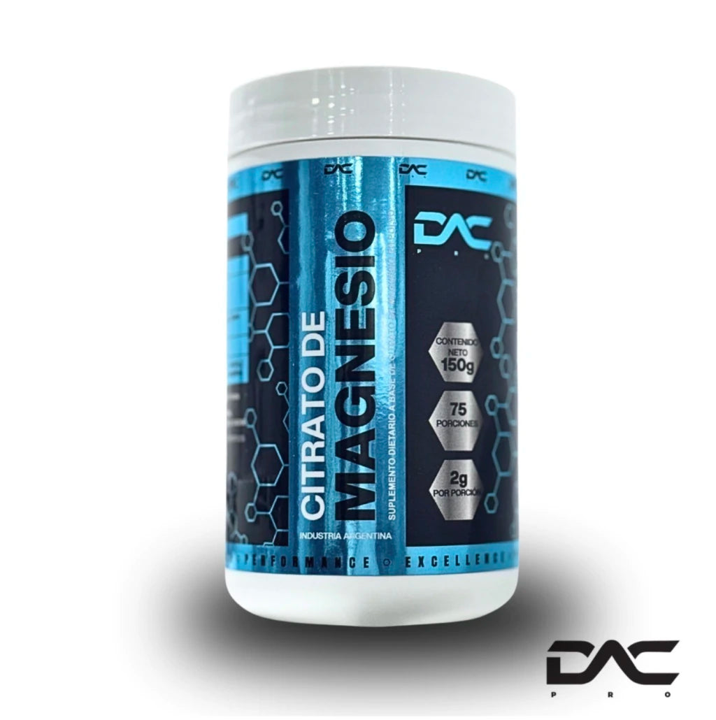 Citrato de Magnesio DAC PRO — Recuperación, Sueño y Anti Calambres