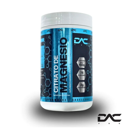 Citrato de Magnesio DAC PRO — Recuperación, Sueño y Anti Calambres