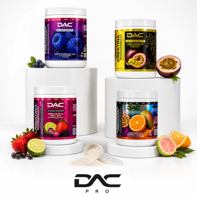 Creatinas Saborizadas DAC PRO | Energía Instantánea y saludable